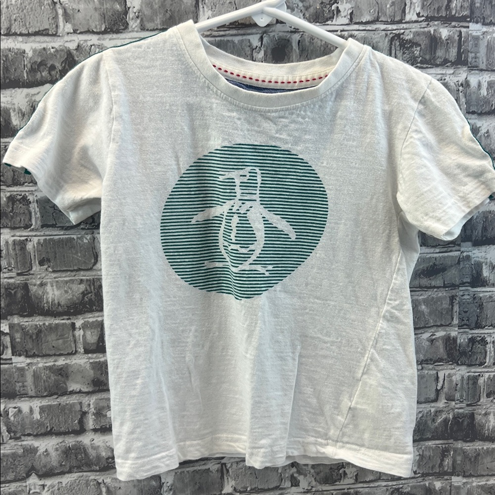 Boy's Original Penguin White T-Shirt